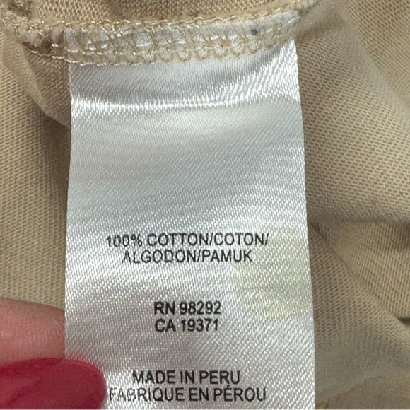 Tibi Punto Milano Turtleneck T-Shirt Dress XS Runs Large Beige Knee Length - Picture 12 of 13